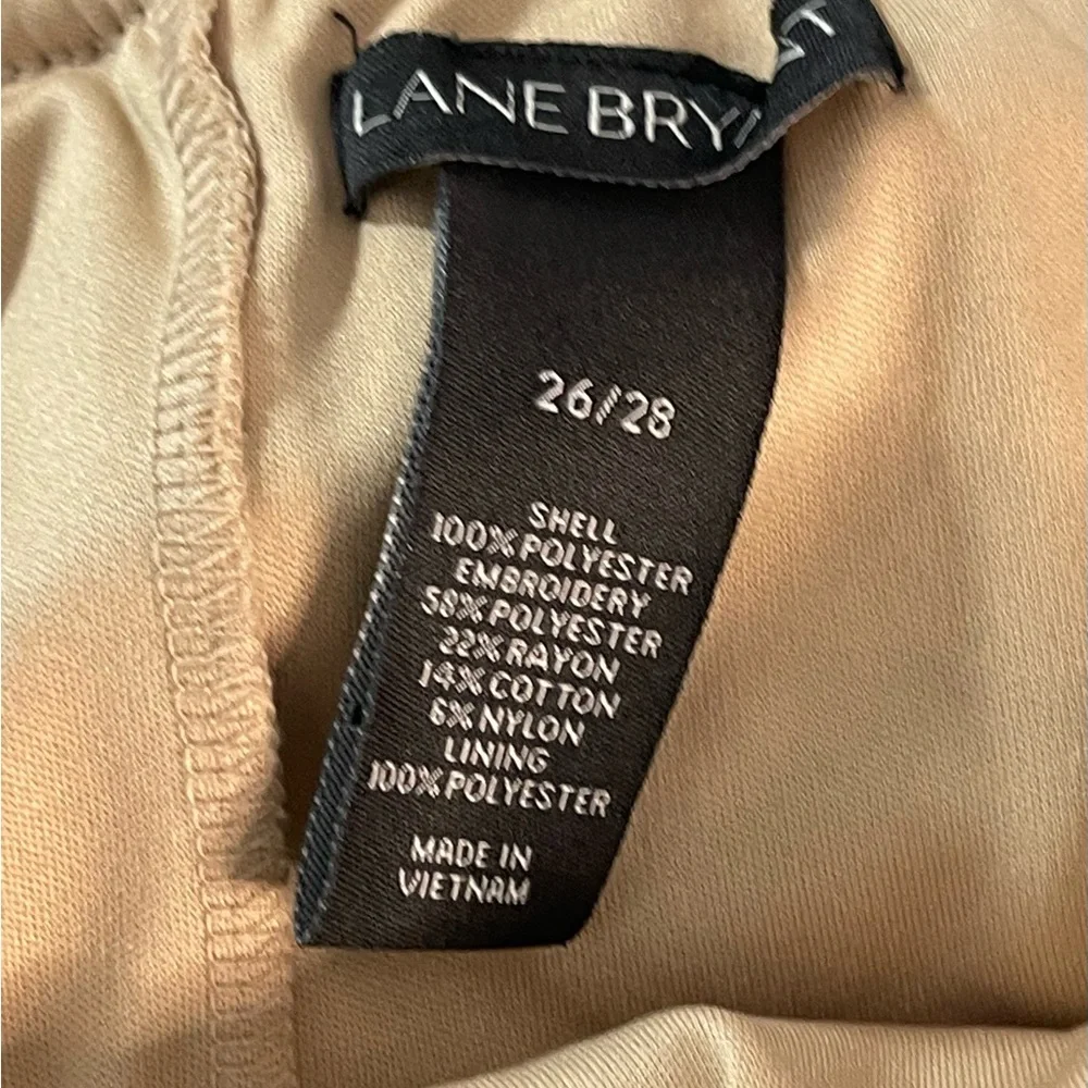 ✨ Lane Bryant Black & Nude Embroidered Polka Dot Skirt – Size 26/28 l Poshmark - Picture 2 of 5